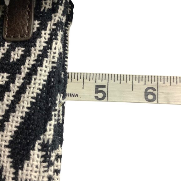 Thirty-one Rio Weave Geometric Print Crossbody Purse Adjustable Strap NEW 8x4x1" - Picture 8 of 9